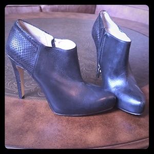 High heel booties